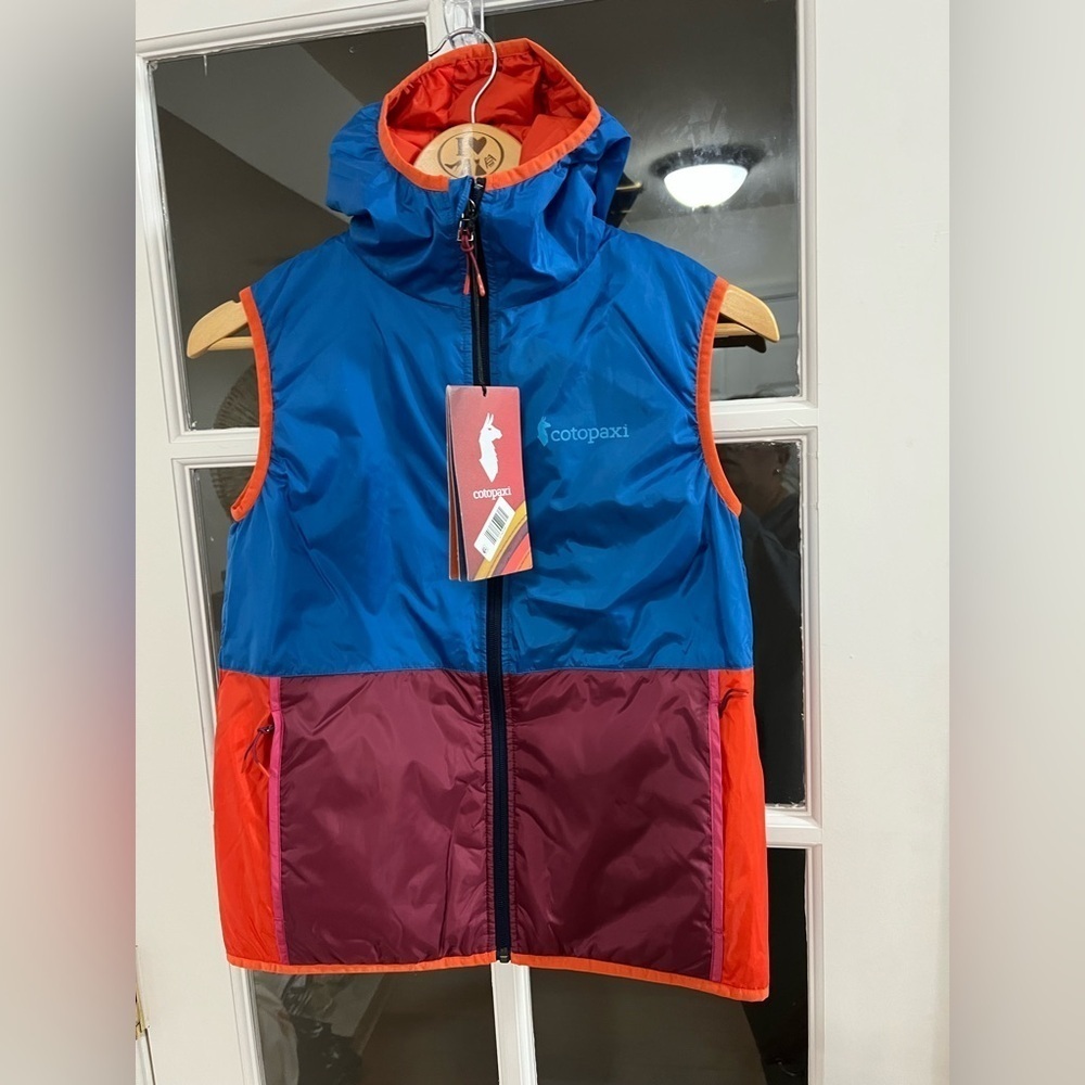 Cotopaxi Teca Calido Reversible Water Repellent Hooded Vest- Size XXS - NWT
